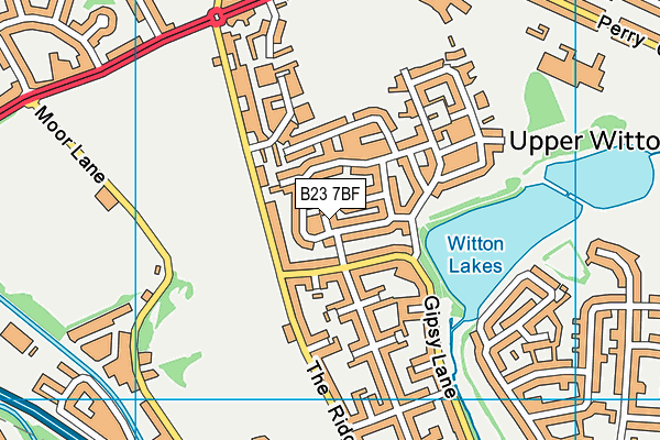 B23 7BF map - OS VectorMap District (Ordnance Survey) B23 7BF map - OS VectorMap District (Ordnance Survey)