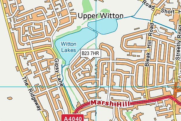 B23 7HR map - OS VectorMap District (Ordnance Survey) B23 7HR map - OS VectorMap District (Ordnance Survey)
