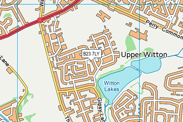 B23 7LY map - OS VectorMap District (Ordnance Survey) B23 7LY map - OS VectorMap District (Ordnance Survey)