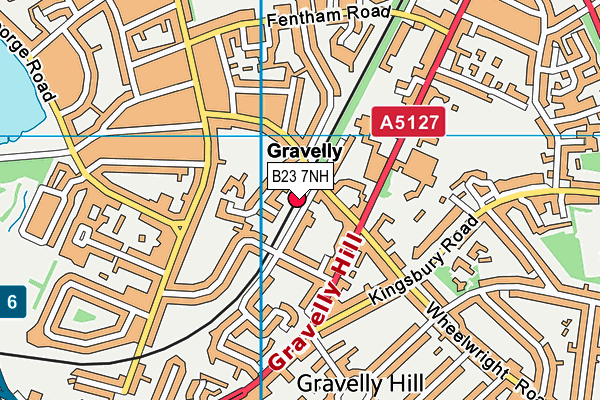 B23 7NH map - OS VectorMap District (Ordnance Survey) B23 7NH map - OS VectorMap District (Ordnance Survey)