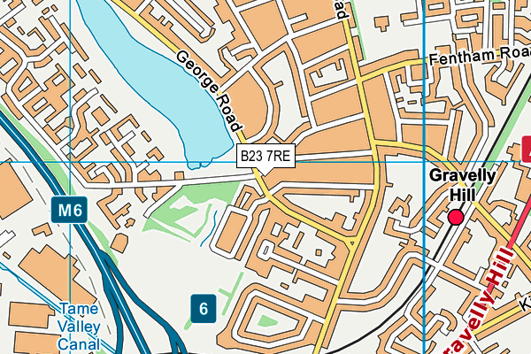B23 7RE map - OS VectorMap District (Ordnance Survey) B23 7RE map - OS VectorMap District (Ordnance Survey)