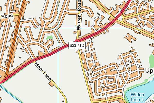 B23 7TD map - OS VectorMap District (Ordnance Survey) B23 7TD map - OS VectorMap District (Ordnance Survey)