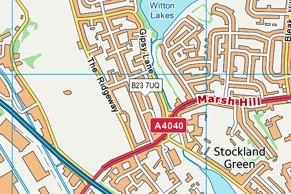 B23 7UQ map - OS VectorMap District (Ordnance Survey) B23 7UQ map - OS VectorMap District (Ordnance Survey)