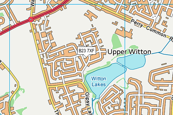B23 7XF map - OS VectorMap District (Ordnance Survey) B23 7XF map - OS VectorMap District (Ordnance Survey)