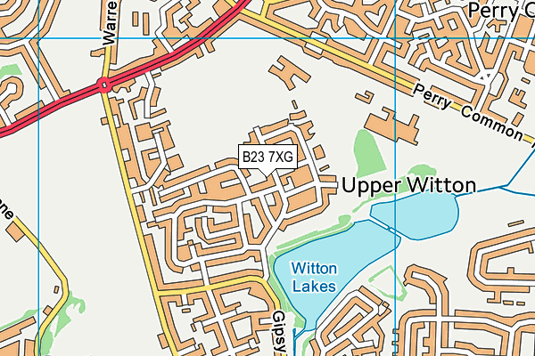 B23 7XG map - OS VectorMap District (Ordnance Survey) B23 7XG map - OS VectorMap District (Ordnance Survey)
