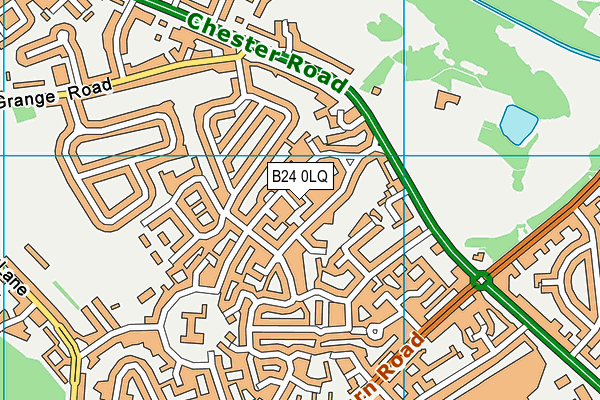 B24 0LQ map - OS VectorMap District (Ordnance Survey) B24 0LQ map - OS VectorMap District (Ordnance Survey)