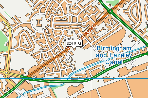 B24 0TQ map - OS VectorMap District (Ordnance Survey) B24 0TQ map - OS VectorMap District (Ordnance Survey)