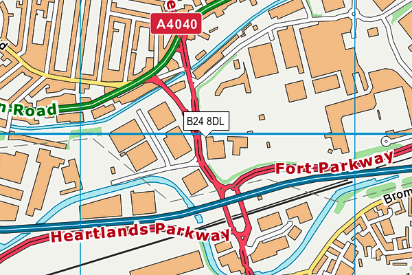 B24 8DL map - OS VectorMap District (Ordnance Survey) B24 8DL map - OS VectorMap District (Ordnance Survey)