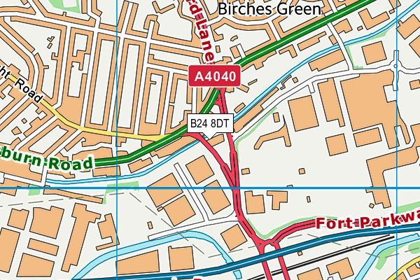 B24 8DT map - OS VectorMap District (Ordnance Survey) B24 8DT map - OS VectorMap District (Ordnance Survey)