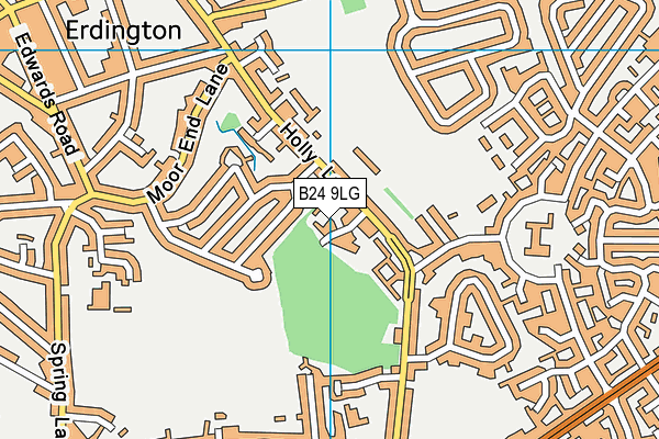 B24 9LG map - OS VectorMap District (Ordnance Survey) B24 9LG map - OS VectorMap District (Ordnance Survey)