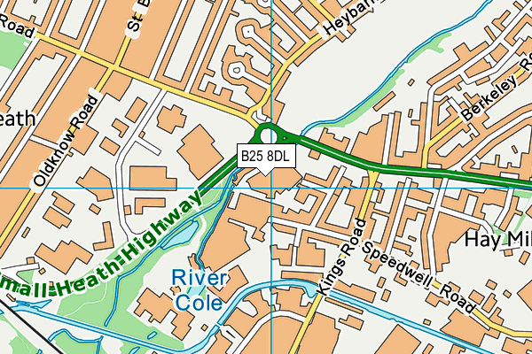 B25 8DL map - OS VectorMap District (Ordnance Survey) B25 8DL map - OS VectorMap District (Ordnance Survey)