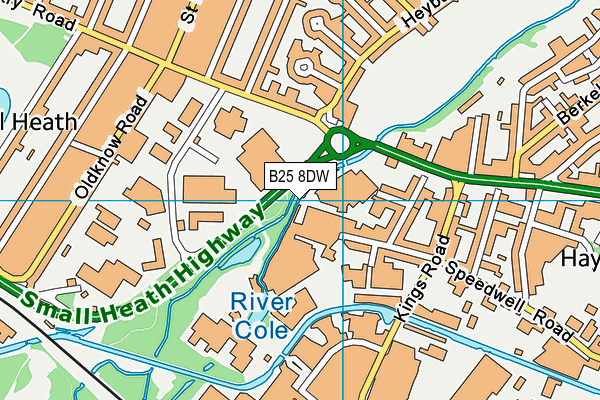 B25 8DW map - OS VectorMap District (Ordnance Survey) B25 8DW map - OS VectorMap District (Ordnance Survey)