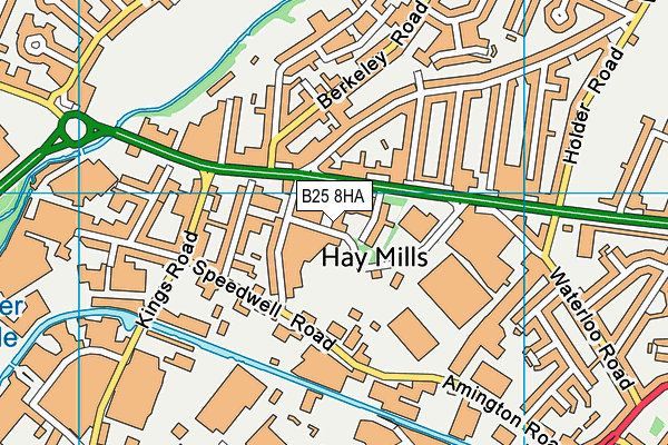 B25 8HA map - OS VectorMap District (Ordnance Survey) B25 8HA map - OS VectorMap District (Ordnance Survey)