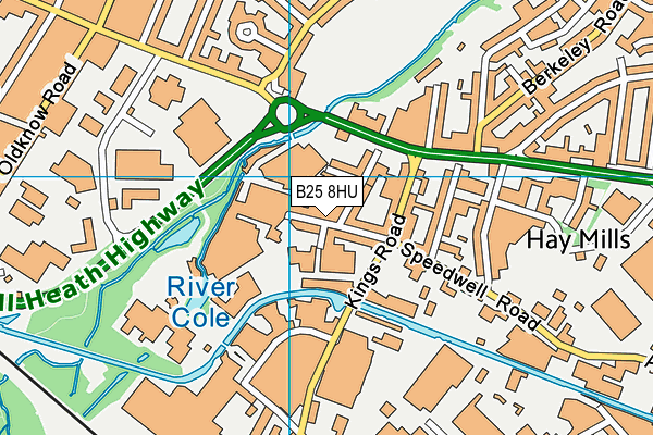 B25 8HU map - OS VectorMap District (Ordnance Survey) B25 8HU map - OS VectorMap District (Ordnance Survey)