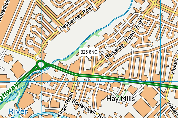 B25 8NQ map - OS VectorMap District (Ordnance Survey) B25 8NQ map - OS VectorMap District (Ordnance Survey)