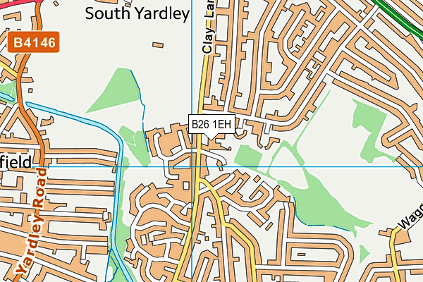 B26 1EH map - OS VectorMap District (Ordnance Survey) B26 1EH map - OS VectorMap District (Ordnance Survey)