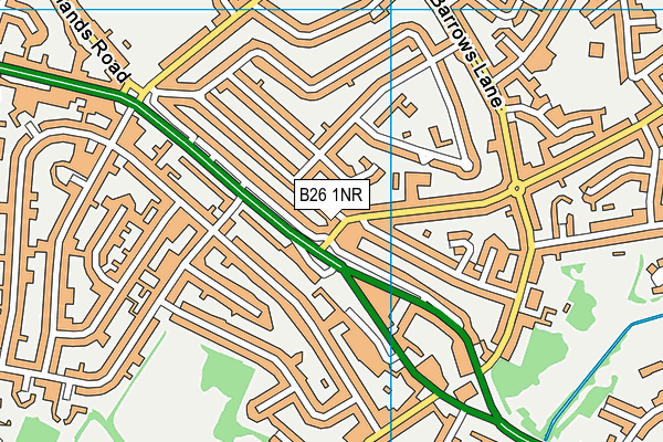 B26 1NR map - OS VectorMap District (Ordnance Survey) B26 1NR map - OS VectorMap District (Ordnance Survey)