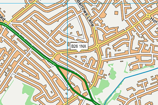 B26 1NX map - OS VectorMap District (Ordnance Survey) B26 1NX map - OS VectorMap District (Ordnance Survey)