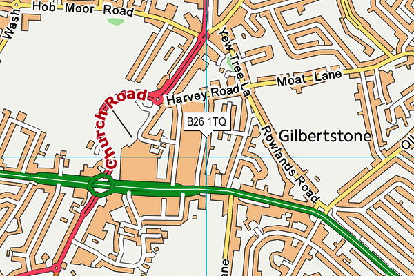 B26 1TQ map - OS VectorMap District (Ordnance Survey) B26 1TQ map - OS VectorMap District (Ordnance Survey)
