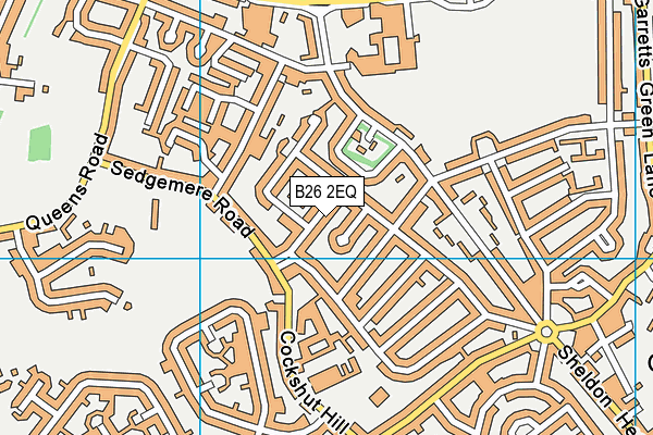 B26 2EQ map - OS VectorMap District (Ordnance Survey) B26 2EQ map - OS VectorMap District (Ordnance Survey)