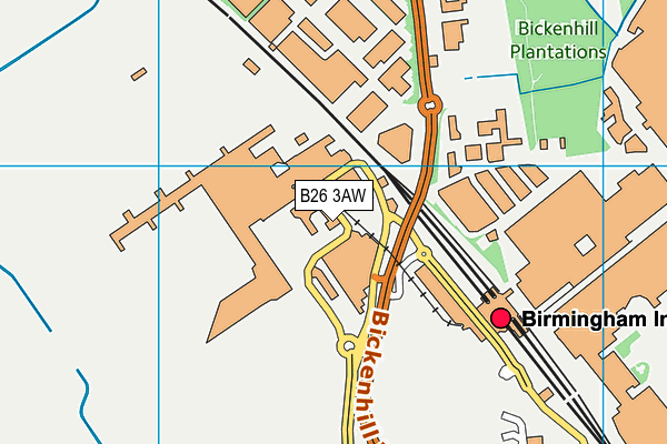 B26 3AW map - OS VectorMap District (Ordnance Survey) B26 3AW map - OS VectorMap District (Ordnance Survey)