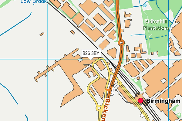 B26 3BY map - OS VectorMap District (Ordnance Survey) B26 3BY map - OS VectorMap District (Ordnance Survey)