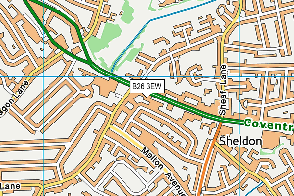 B26 3EW map - OS VectorMap District (Ordnance Survey) B26 3EW map - OS VectorMap District (Ordnance Survey)