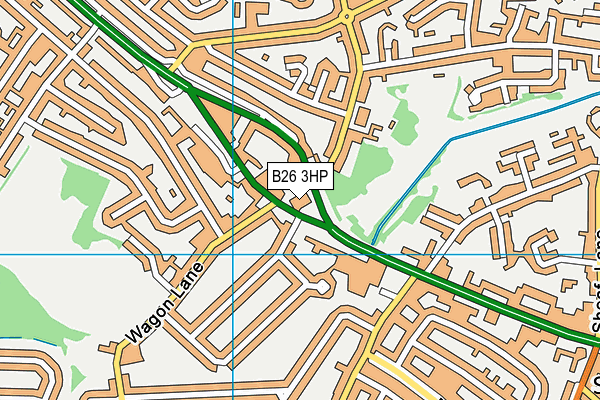 B26 3HP map - OS VectorMap District (Ordnance Survey) B26 3HP map - OS VectorMap District (Ordnance Survey)