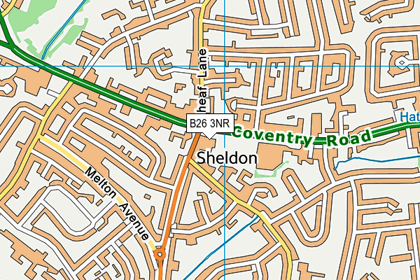 B26 3NR map - OS VectorMap District (Ordnance Survey) B26 3NR map - OS VectorMap District (Ordnance Survey)