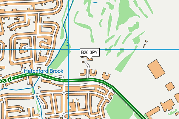 B26 3PY map - OS VectorMap District (Ordnance Survey) B26 3PY map - OS VectorMap District (Ordnance Survey)