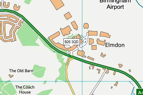 B26 3QD map - OS VectorMap District (Ordnance Survey) B26 3QD map - OS VectorMap District (Ordnance Survey)