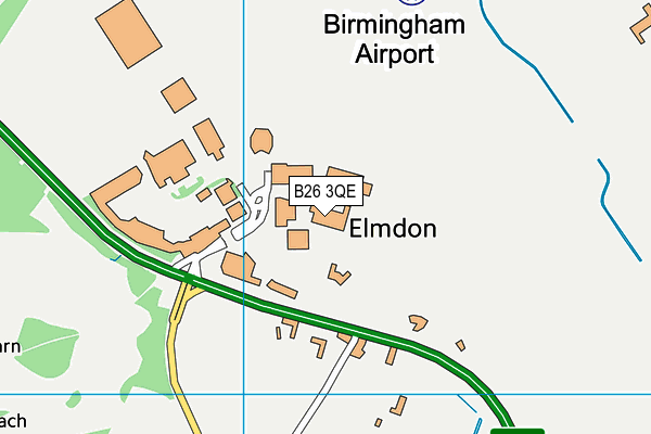 B26 3QE map - OS VectorMap District (Ordnance Survey) B26 3QE map - OS VectorMap District (Ordnance Survey)