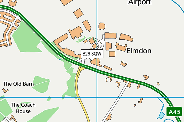 B26 3QW map - OS VectorMap District (Ordnance Survey) B26 3QW map - OS VectorMap District (Ordnance Survey)