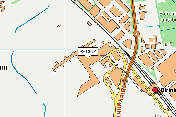 B26 3QZ map - OS VectorMap District (Ordnance Survey) B26 3QZ map - OS VectorMap District (Ordnance Survey)