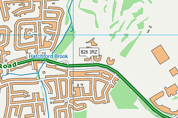 B26 3RZ map - OS VectorMap District (Ordnance Survey) B26 3RZ map - OS VectorMap District (Ordnance Survey)