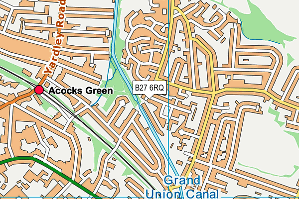 B27 6RQ map - OS VectorMap District (Ordnance Survey) B27 6RQ map - OS VectorMap District (Ordnance Survey)