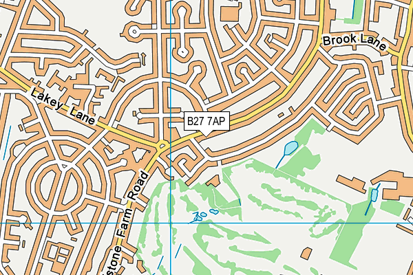 B27 7AP map - OS VectorMap District (Ordnance Survey) B27 7AP map - OS VectorMap District (Ordnance Survey)