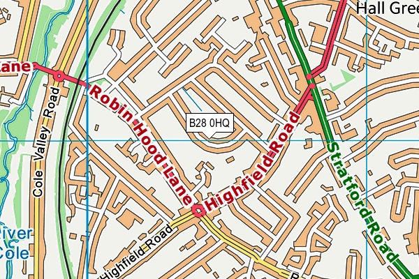 B28 0HQ map - OS VectorMap District (Ordnance Survey) B28 0HQ map - OS VectorMap District (Ordnance Survey)