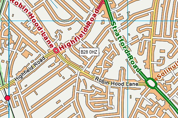 B28 0HZ map - OS VectorMap District (Ordnance Survey) B28 0HZ map - OS VectorMap District (Ordnance Survey)