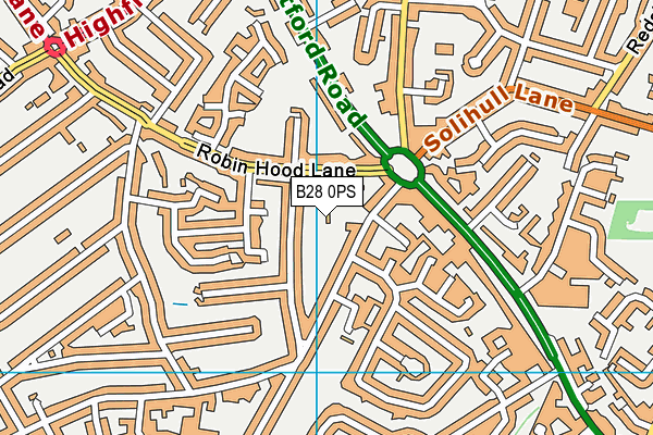 B28 0PS map - OS VectorMap District (Ordnance Survey) B28 0PS map - OS VectorMap District (Ordnance Survey)