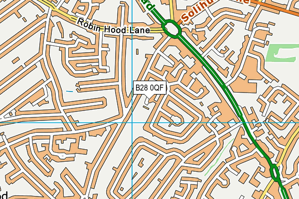 B28 0QF map - OS VectorMap District (Ordnance Survey) B28 0QF map - OS VectorMap District (Ordnance Survey)