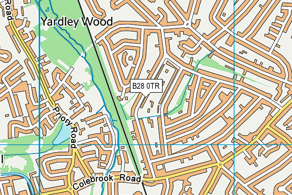 B28 0TR map - OS VectorMap District (Ordnance Survey) B28 0TR map - OS VectorMap District (Ordnance Survey)