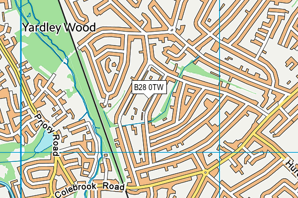 B28 0TW map - OS VectorMap District (Ordnance Survey) B28 0TW map - OS VectorMap District (Ordnance Survey)