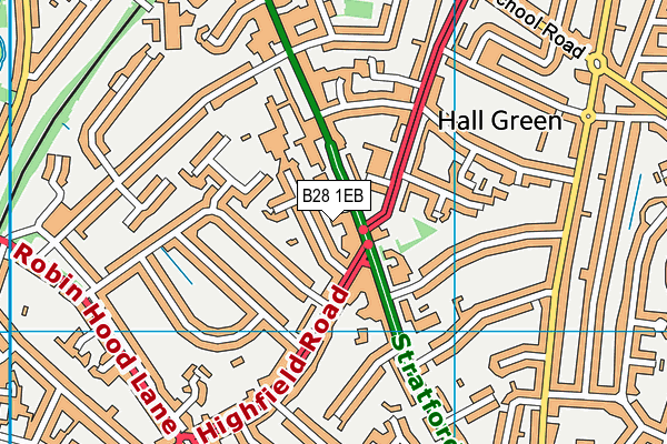 B28 1EB map - OS VectorMap District (Ordnance Survey) B28 1EB map - OS VectorMap District (Ordnance Survey)