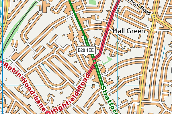 B28 1EE map - OS VectorMap District (Ordnance Survey) B28 1EE map - OS VectorMap District (Ordnance Survey)