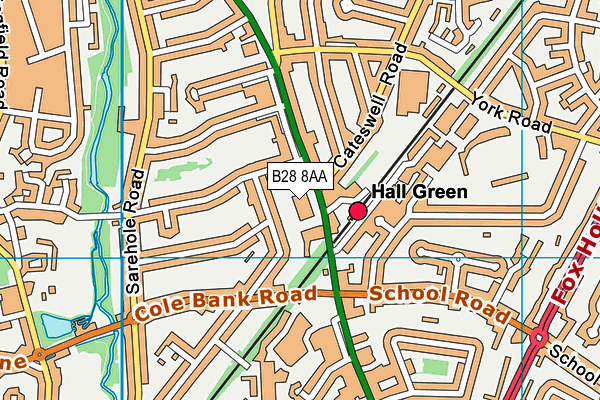 B28 8AA map - OS VectorMap District (Ordnance Survey) B28 8AA map - OS VectorMap District (Ordnance Survey)