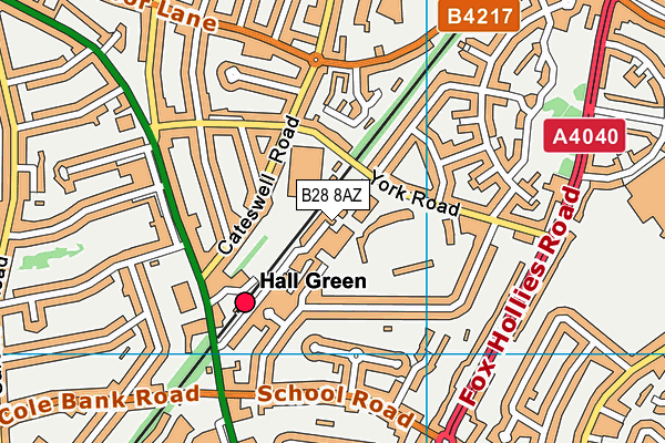 B28 8AZ map - OS VectorMap District (Ordnance Survey) B28 8AZ map - OS VectorMap District (Ordnance Survey)