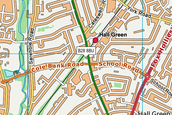 B28 8BU map - OS VectorMap District (Ordnance Survey) B28 8BU map - OS VectorMap District (Ordnance Survey)