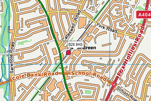 B28 8HS map - OS VectorMap District (Ordnance Survey) B28 8HS map - OS VectorMap District (Ordnance Survey)
