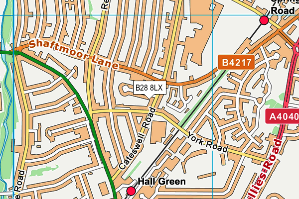 B28 8LX map - OS VectorMap District (Ordnance Survey) B28 8LX map - OS VectorMap District (Ordnance Survey)